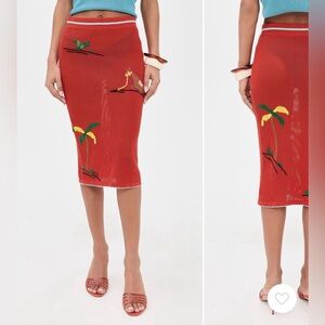 STAUD Levante Skirt, size Medium